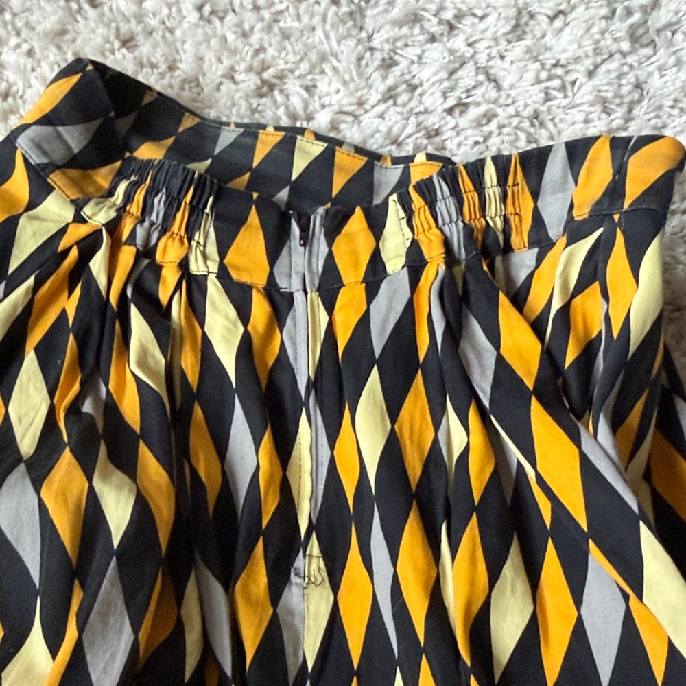 Vibrant Diamond Pattern 2017 Fall Laura Byrnes A-Line Skirt - Picture 9 of 9